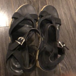 Cole haan black espadrille